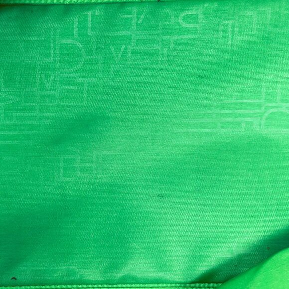 Diane von Fürstenberg Canvas Weekender Swirl Heart Print Navy/White Green Lining - Picture 11 of 15